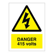 Danger 415V Sign